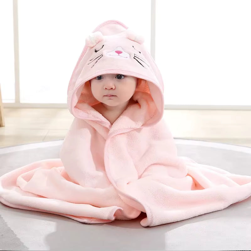 NublyKids™ Cozy Hooded Baby Towel