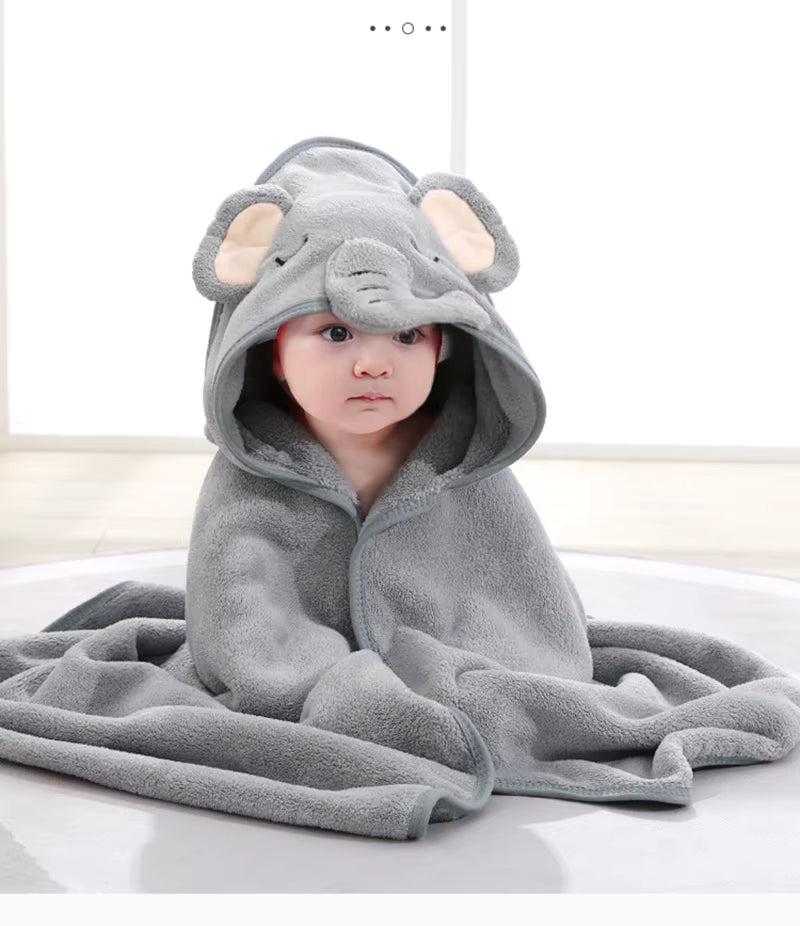 NublyKids™ Cozy Hooded Baby Towel