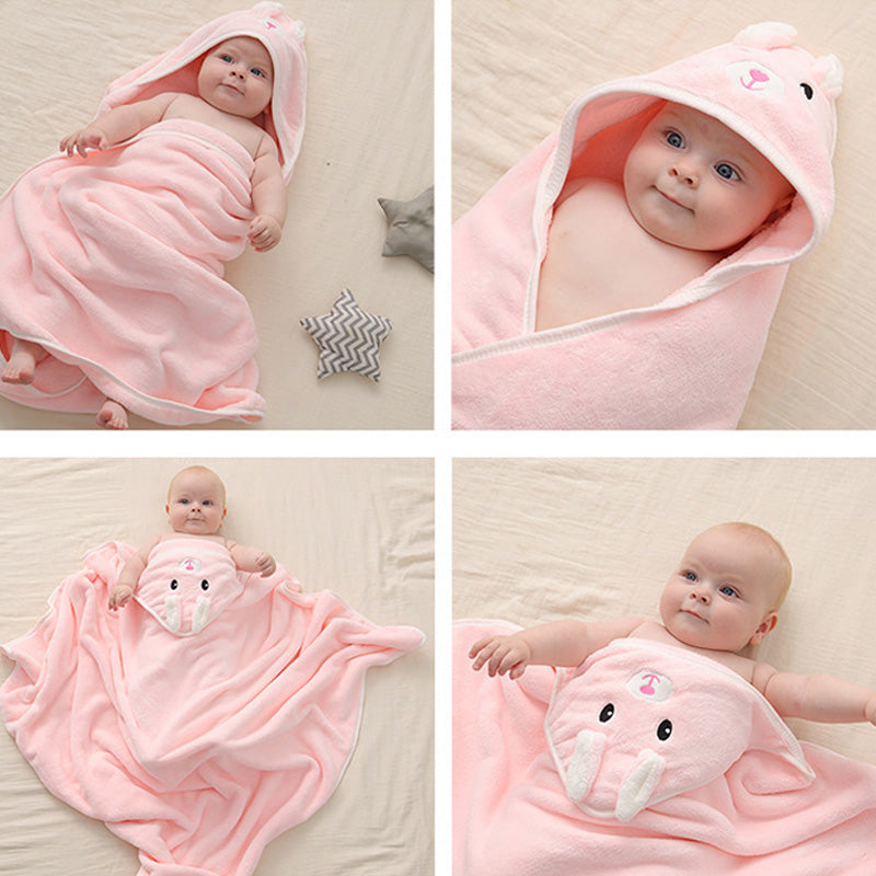 NublyKids™ Cozy Hooded Baby Towel